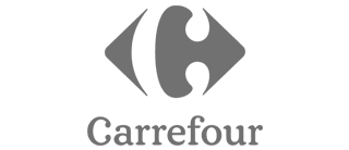 Logotipo de Carrefour, cliente de Rotusil