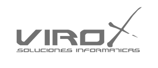 Logotipo de Virox, cliente de Rotusil