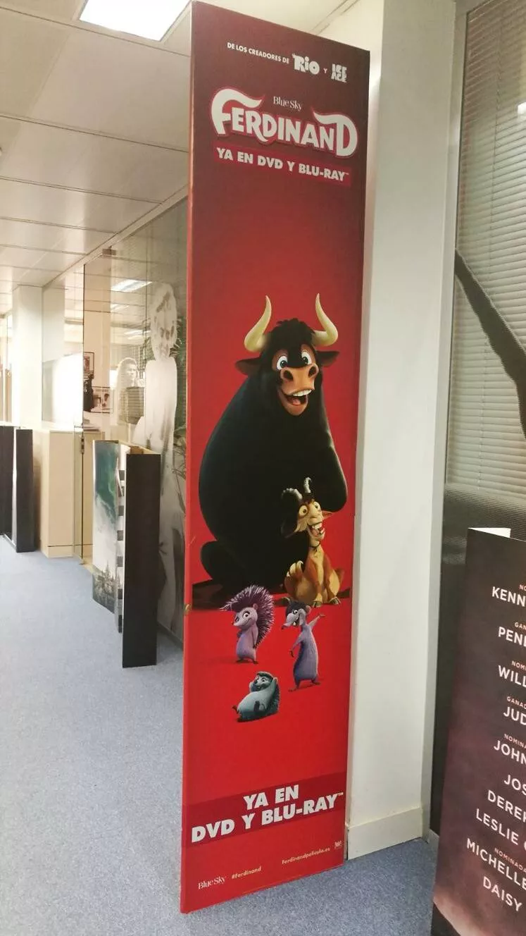 Cartelería promocional en forex para stand de feria Rotusil
