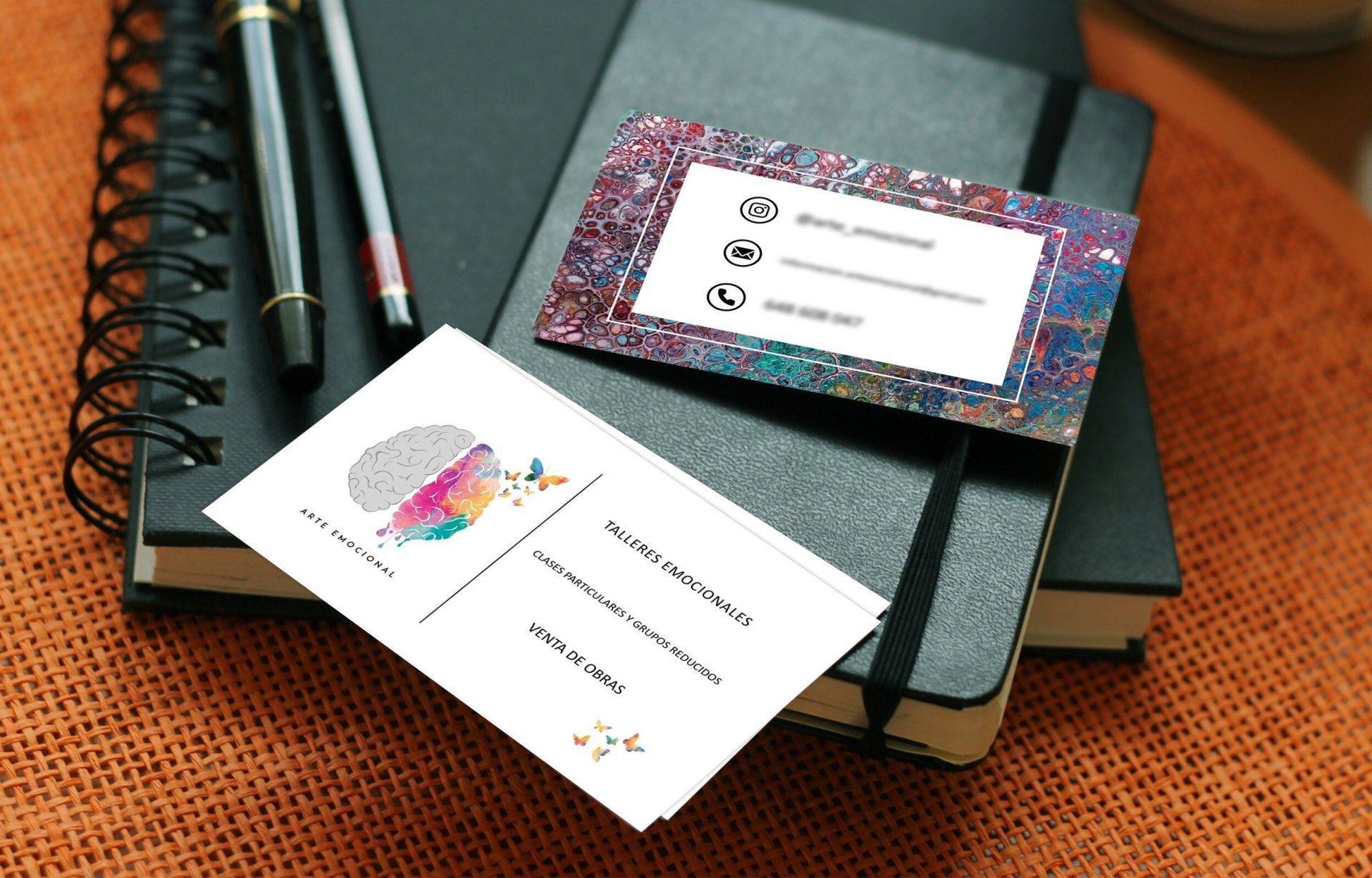 Tarjetas de visita impresas en cartulina mate de alto gramaje Rotusil